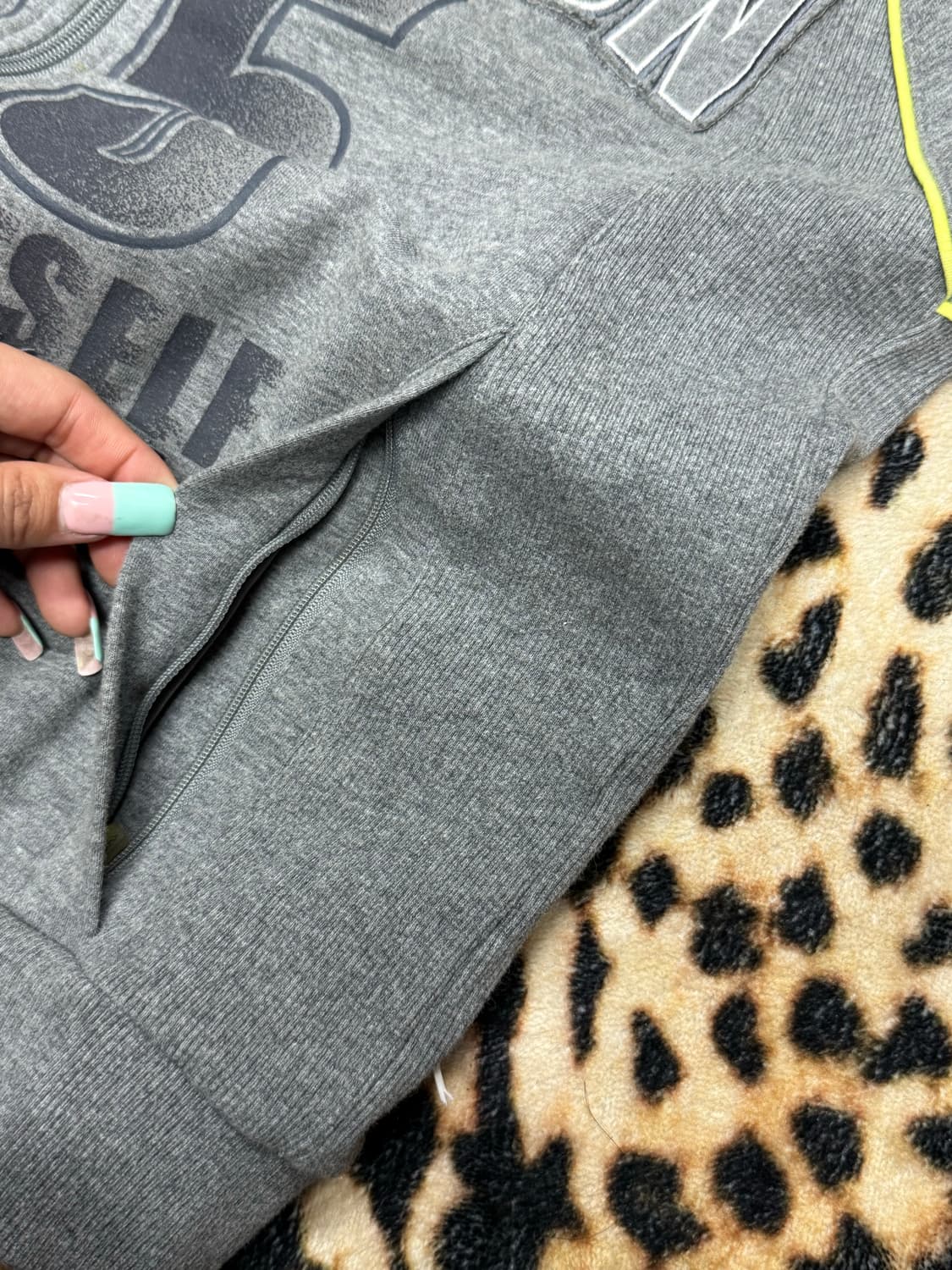 Y2K 스포티 넘버로고 반팔 후디집업  상품이미지5