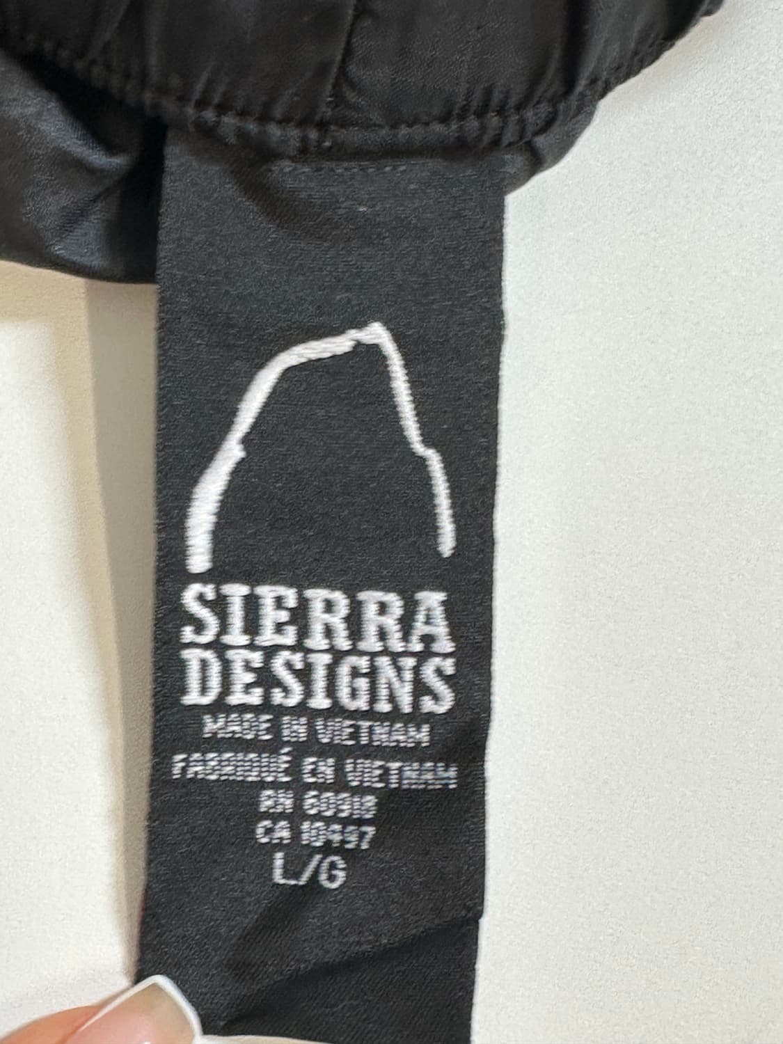 시에라디자인 나일론 팬츠 sierra designs 블랙 L 상품이미지5