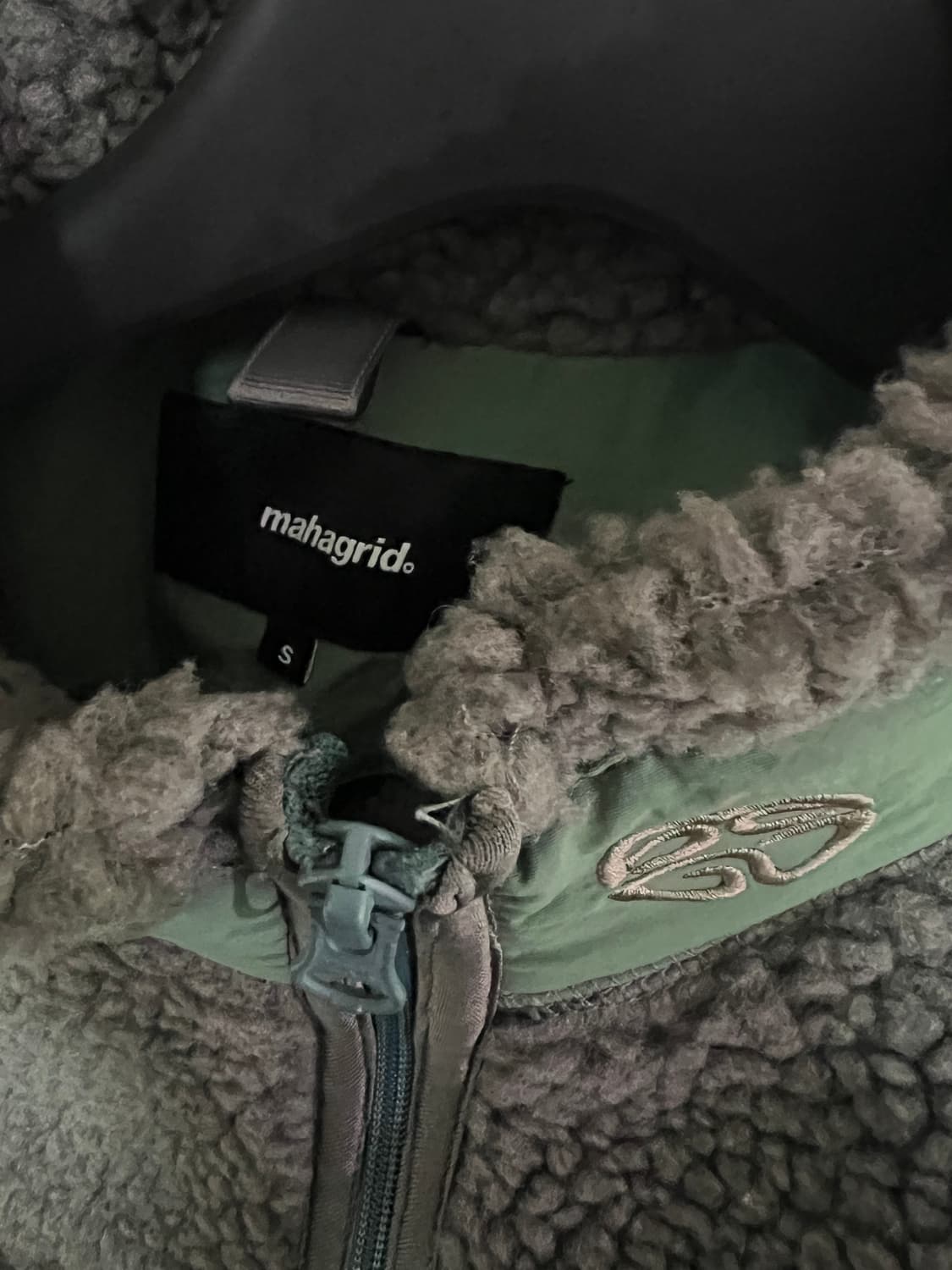 마하그리드 뽀글이 자켓 S사이즈 상품이미지3