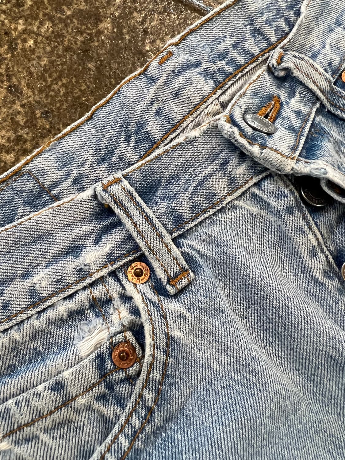 Levis 빈티지 데님 스커트 상품이미지3