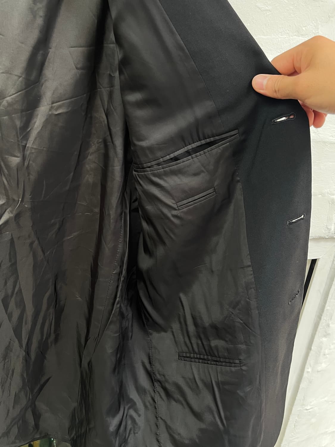 Hugo Boss 블랙 블레이저 MADE IN USA 상품이미지7