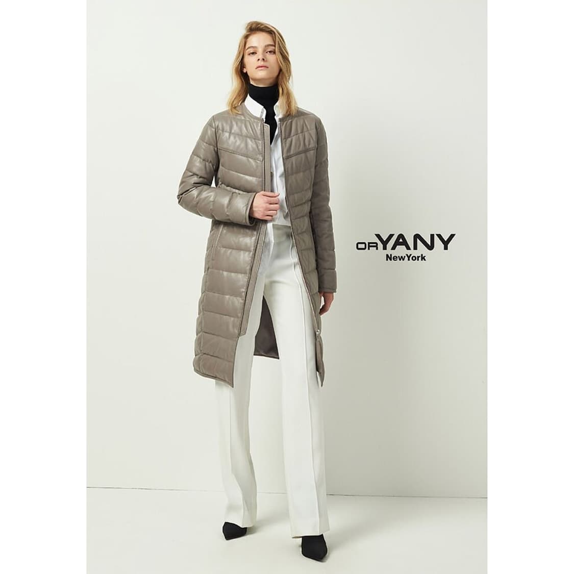 오야니 ORYANY 레더 구스 패딩 상품이미지1