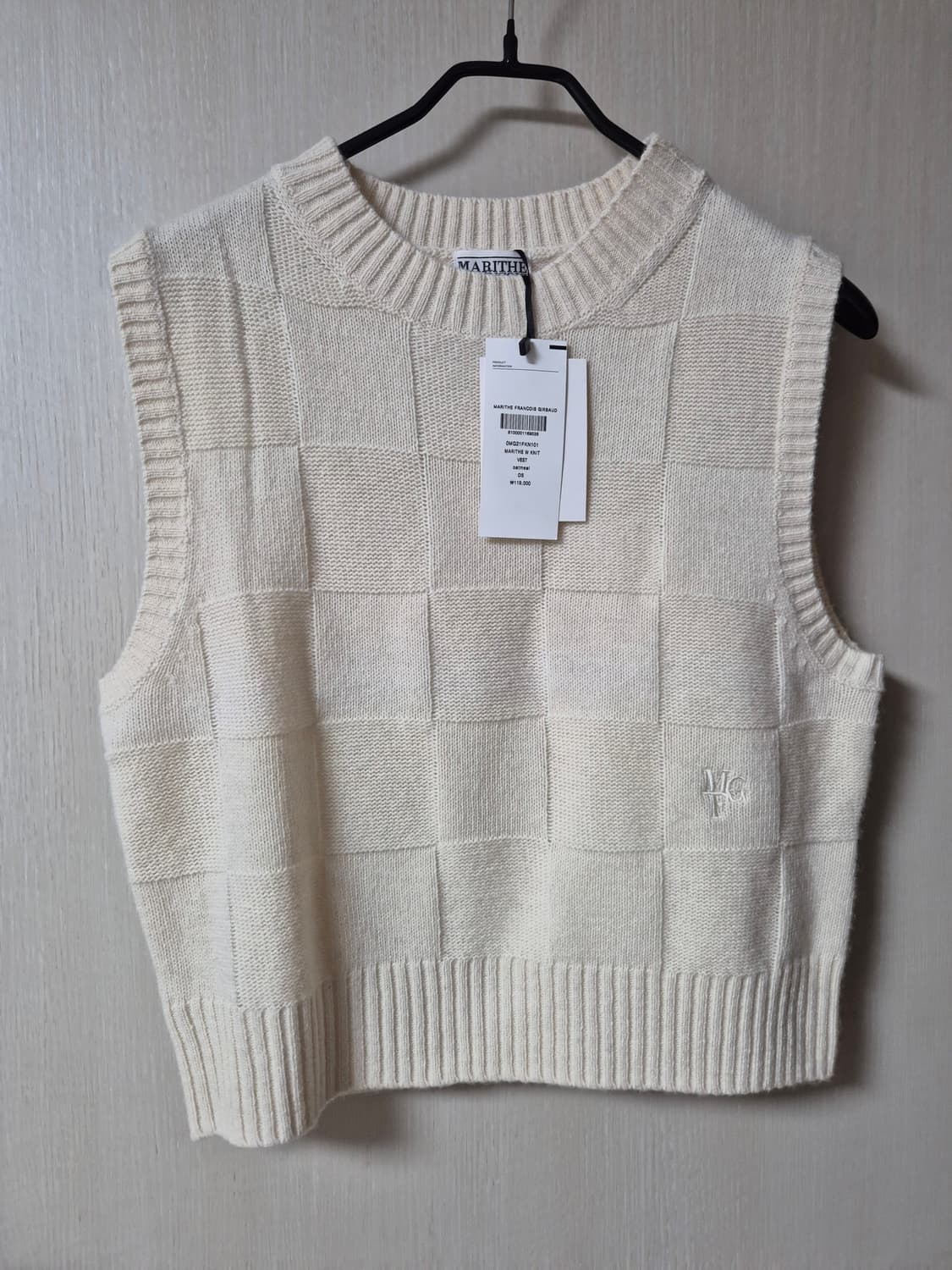 (새제품) 마리떼 프랑소와저버 니트 베스트 상품이미지1
