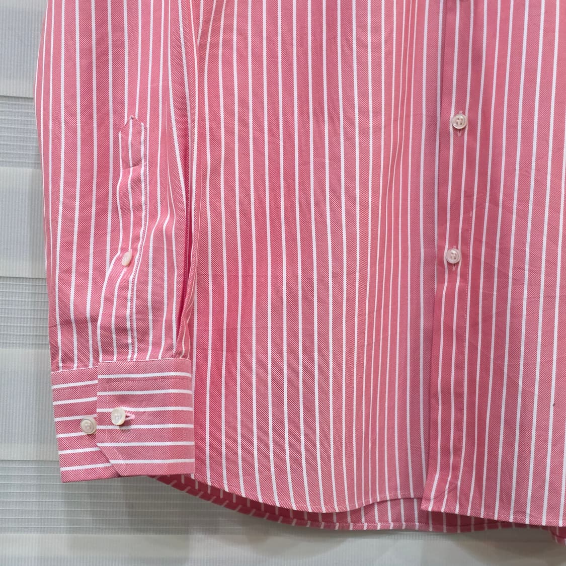 휴고보스 슬림핏 스트라이프 드레스 셔츠- 42 상품이미지3