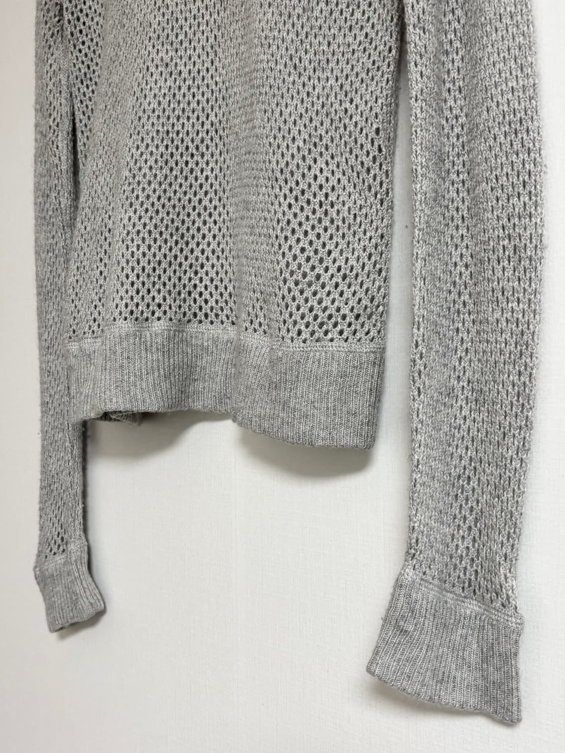 그레이 네트 니트 상품이미지4