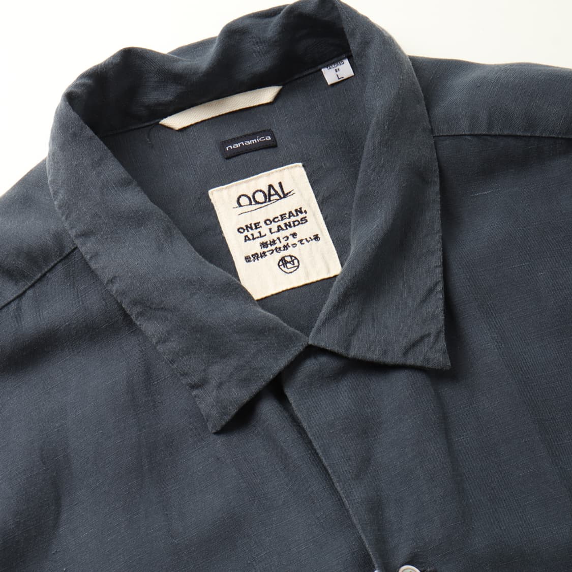 nanamica Open Collar Cupra Hemp Shirt 상품이미지9