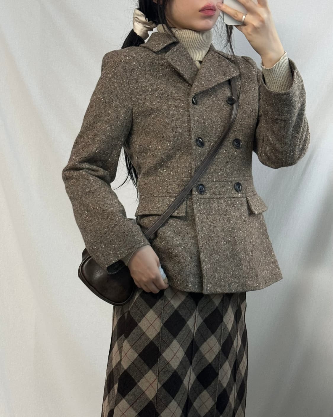 더블 버튼 울 코트 상품이미지2