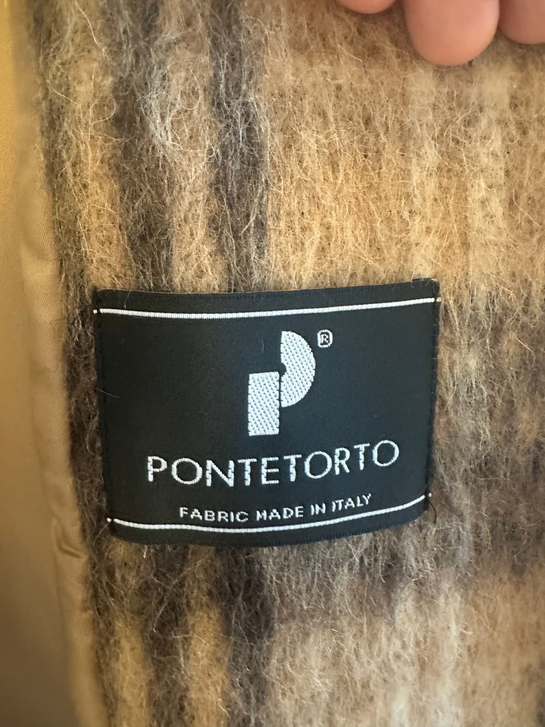 한섬 폼더스토어 모헤어 체크 코트 S 상품이미지5