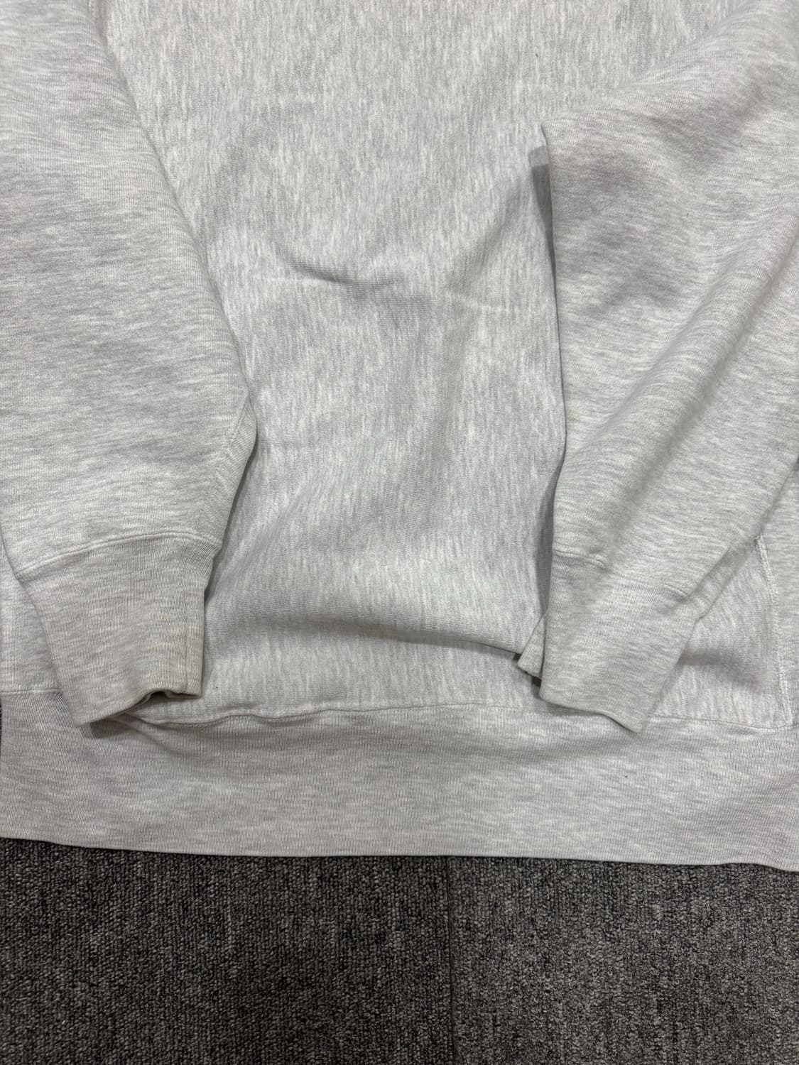 90s 챔피온 리버스위브 멜란지 그레이 스웻 XL 버버진 상품이미지7