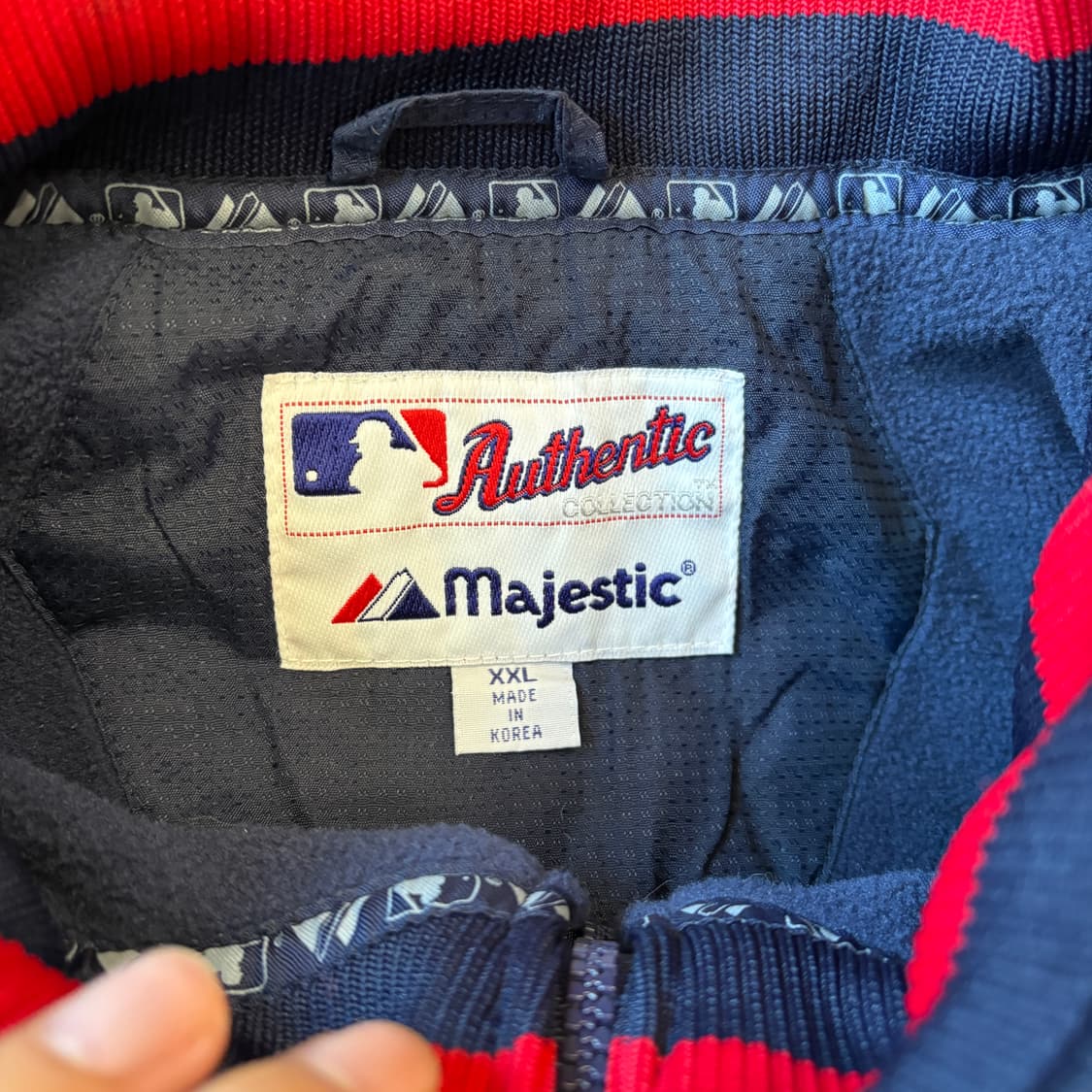 마제스틱 정품 보스턴 네이비 자켓 상품이미지6