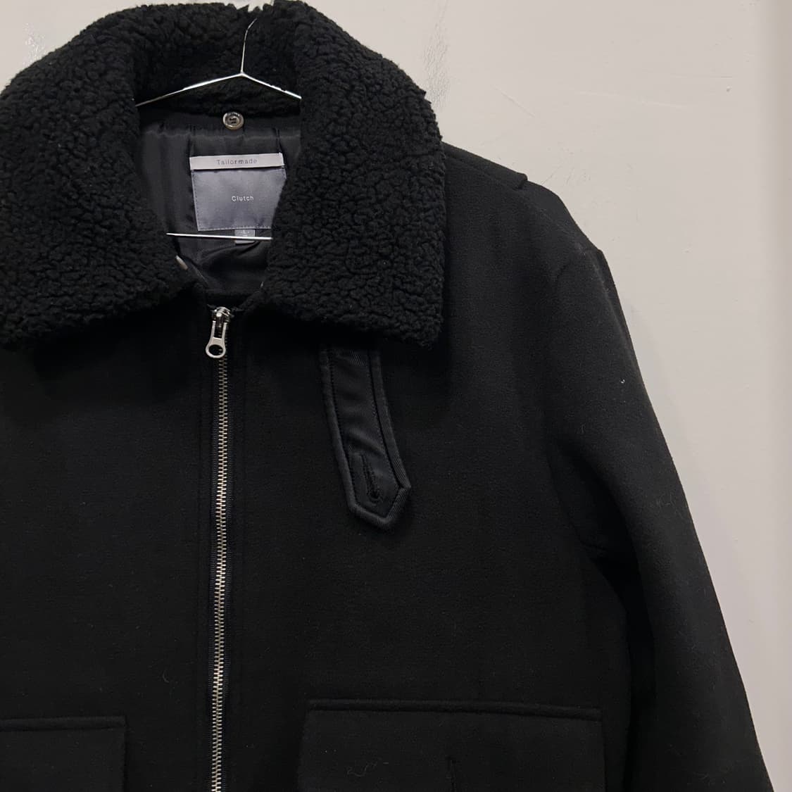 클러치 테일러메이드 양털 울 미니멀자켓 상품이미지1
