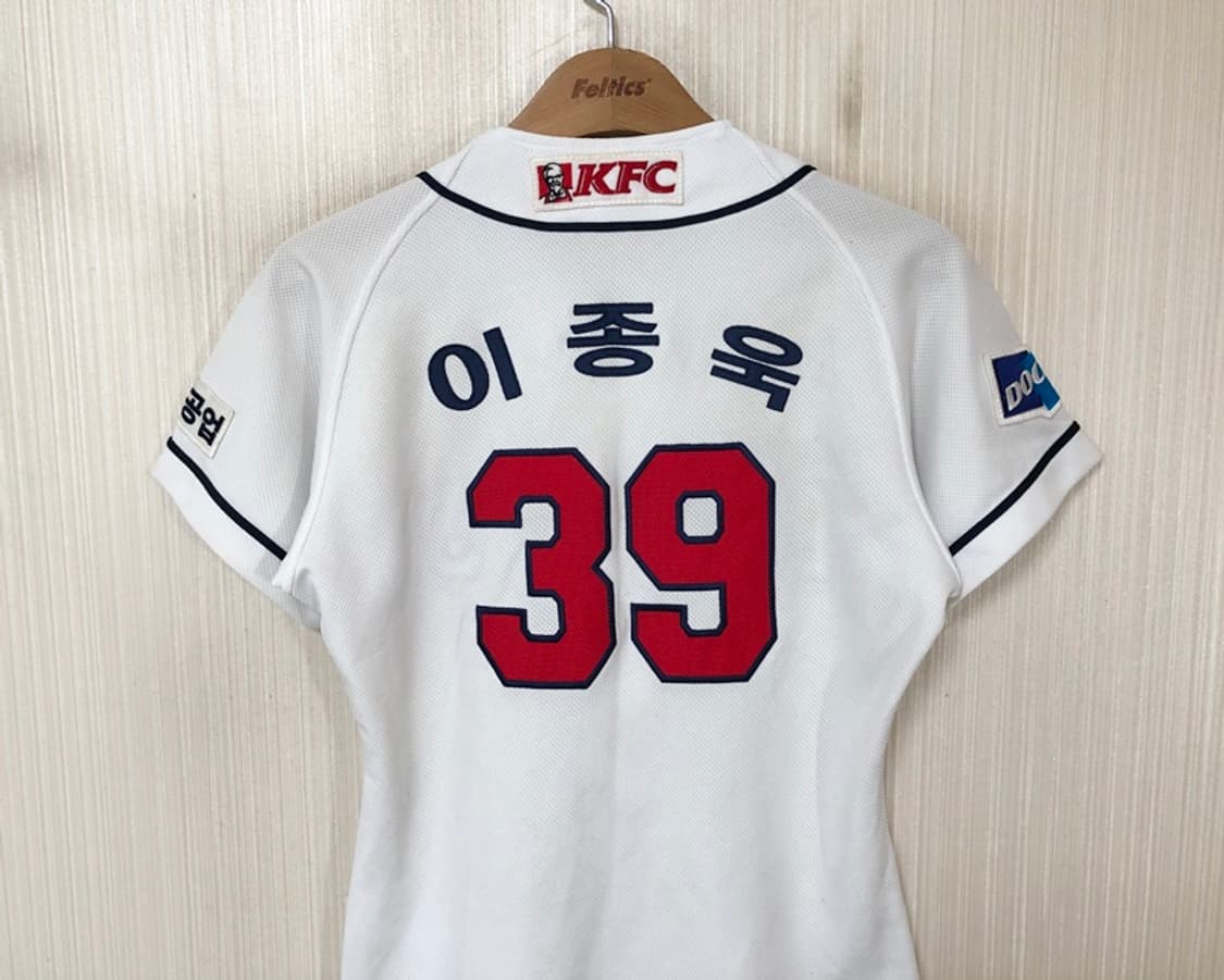 KBO 위팬 두산베어스 홈유니폼/져지 80 #39 이종욱 상품이미지8
