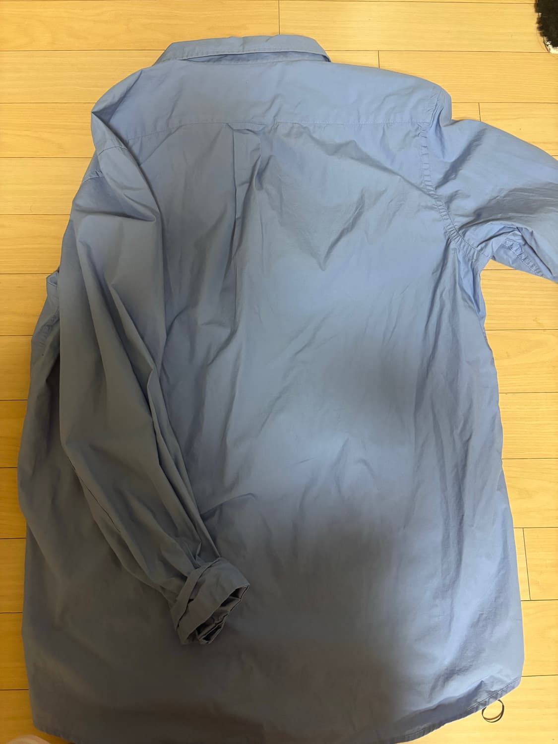 빈폴 남여공용 플레인 솔리드 셔츠 블루 L 상품이미지4