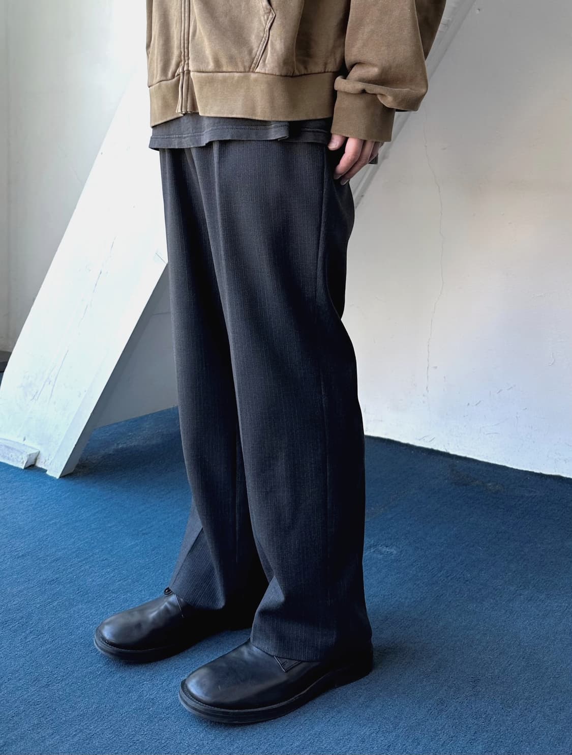 1 pleats multi patterned wool trousers 상품이미지9