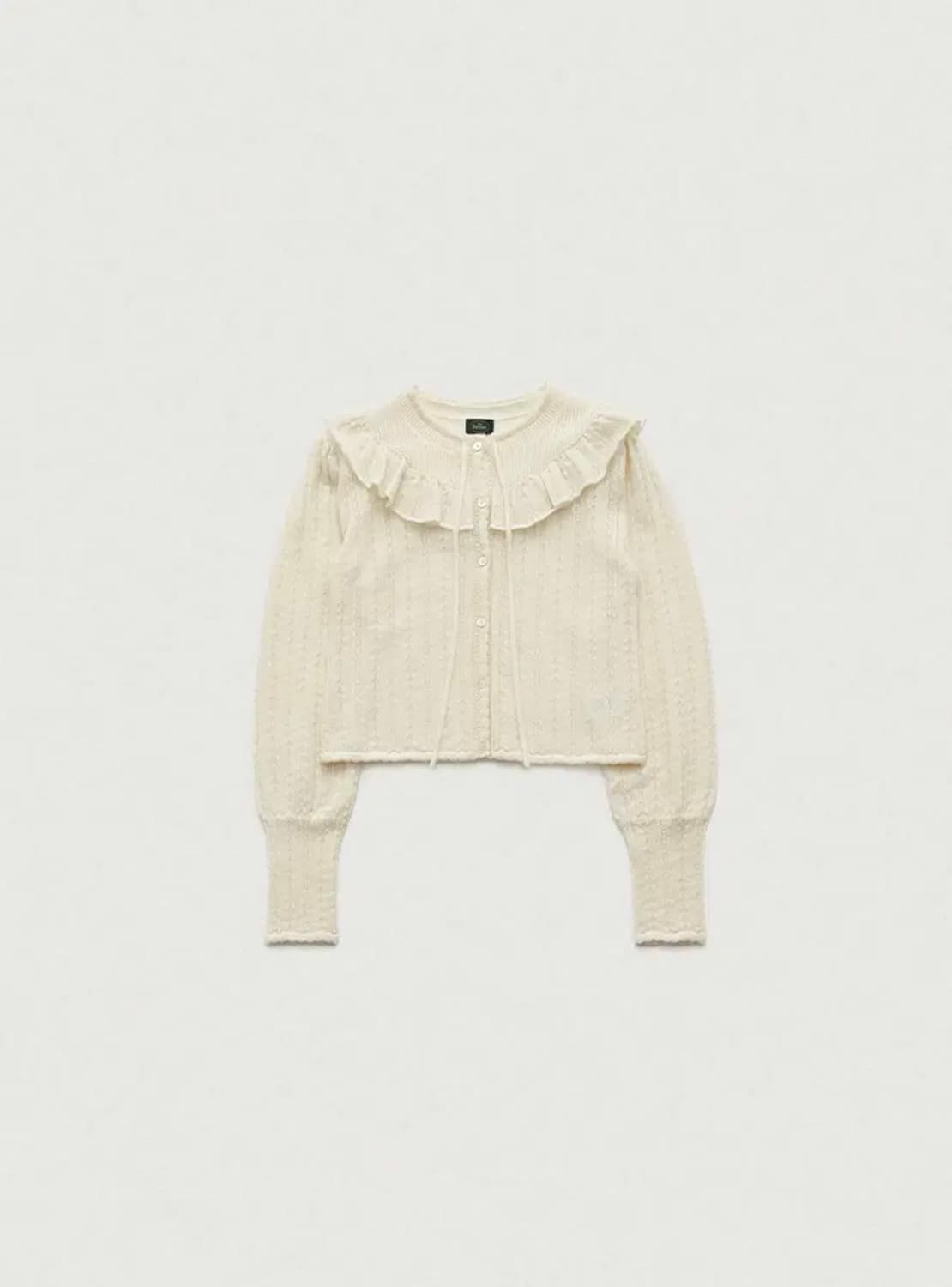 더바넷 Finni Pointelle Knit Cardigan 상품이미지1