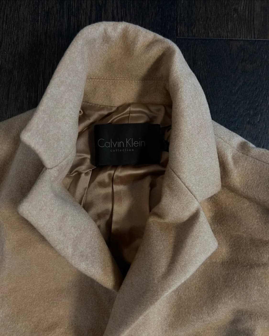 Calvin Klein / 베이지 코트 캐시미어 100% / 40size 상품이미지2