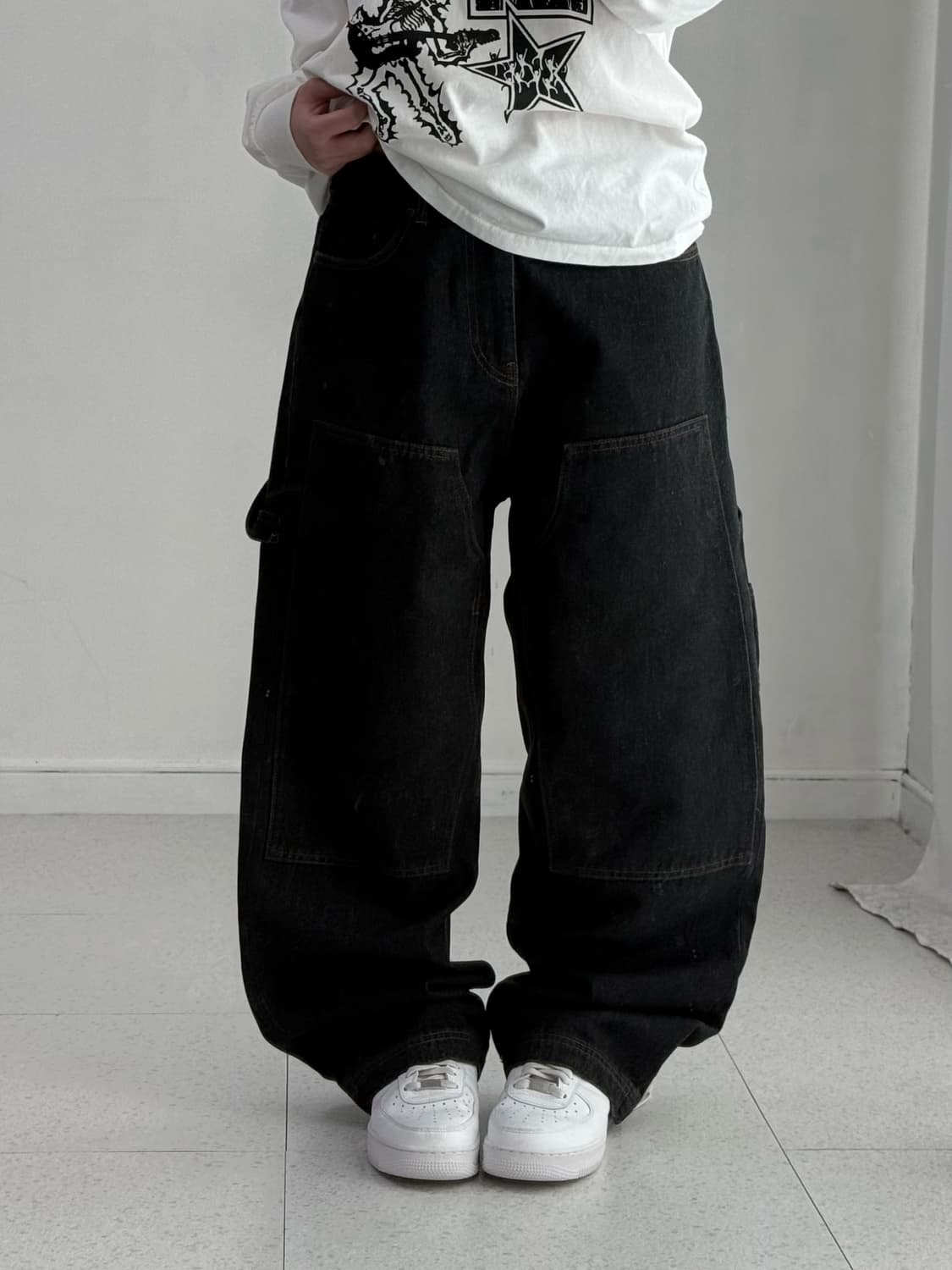 디키즈 흑청 더블니 카펜터 상품이미지2