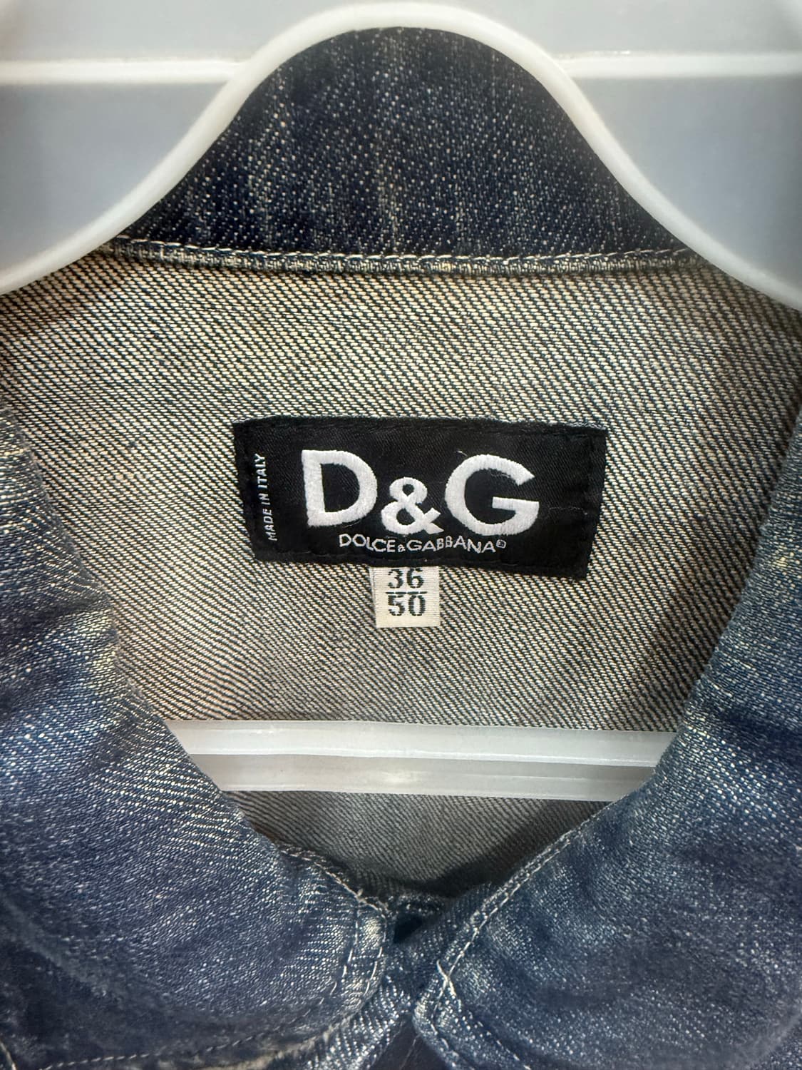 50/100 정품 돌체앤가바나 백로고 데님자켓 팝니다 상품이미지2