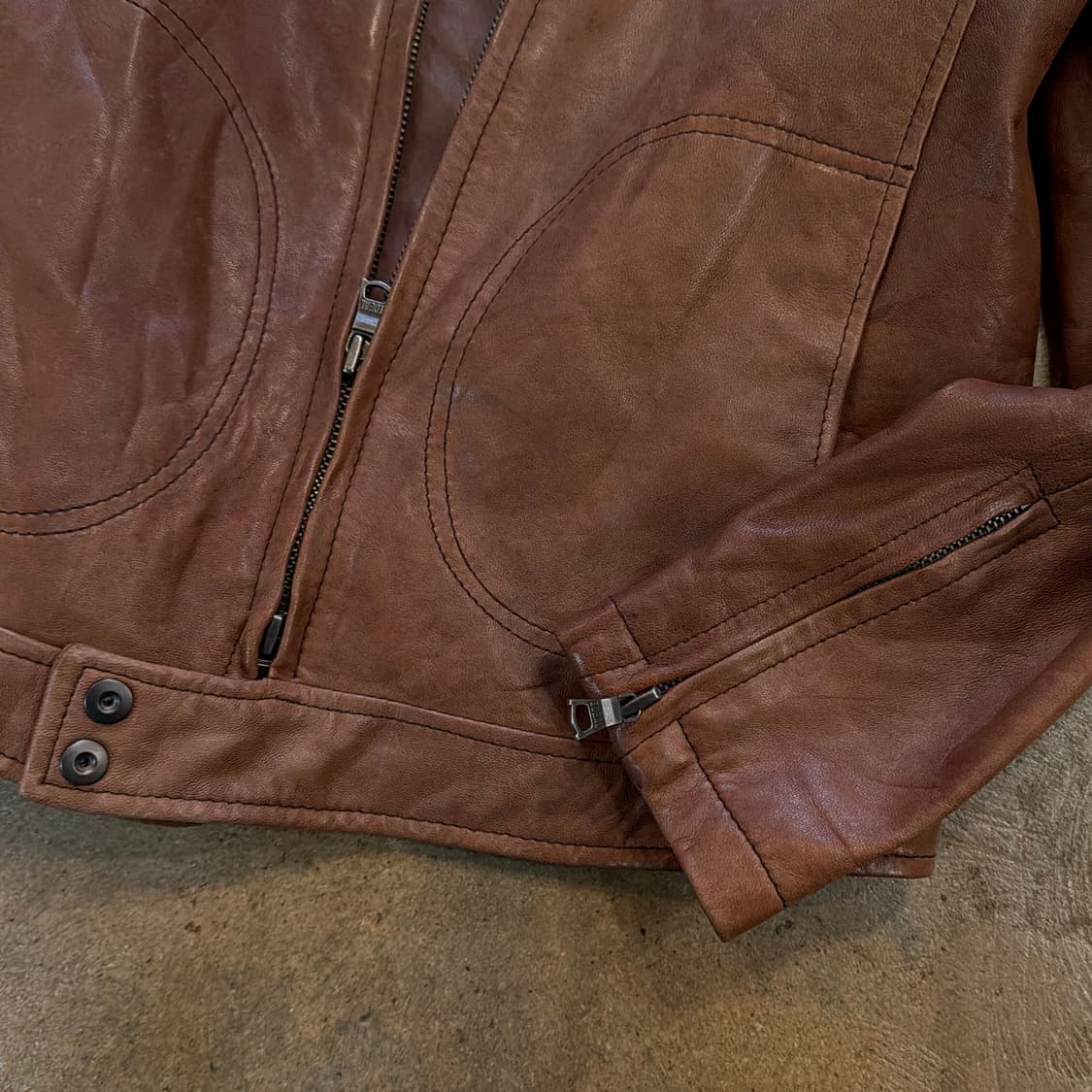 빔즈보이 램스킨 레더 자켓 상품이미지6