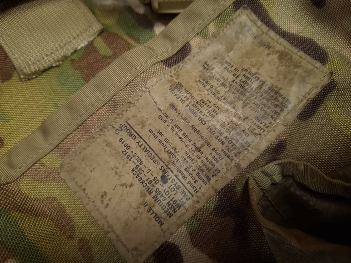 오리지날 미군 지급용 멀티캠 몰리2 미듐 럭색 상품이미지3