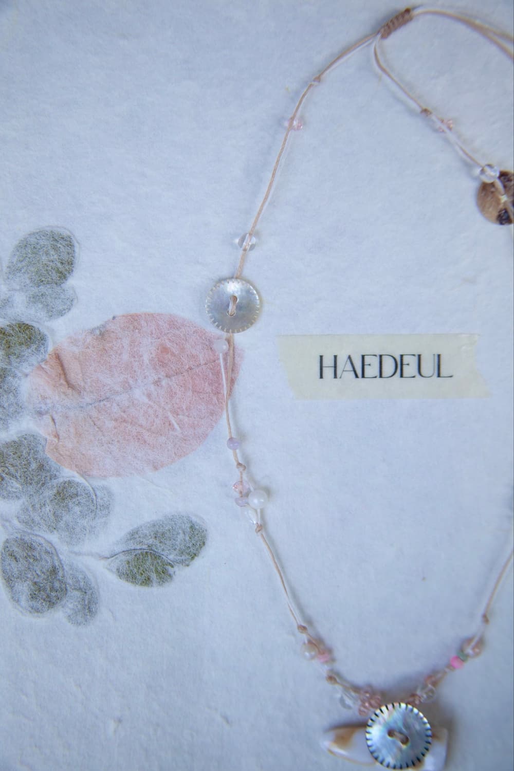 Daylight Button Necklace 상품이미지5