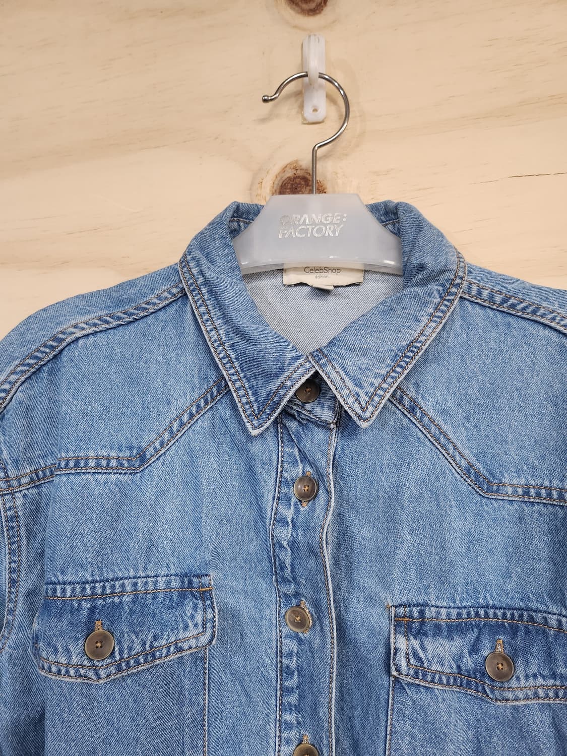 494) 셀럽샵 데님 남방 상품이미지4