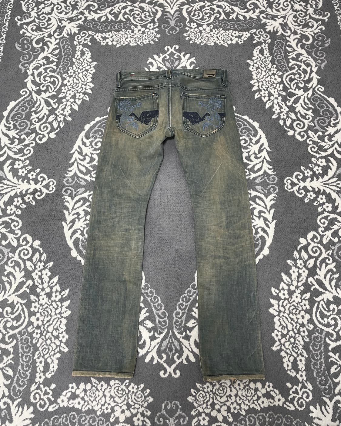 Diesel Dragon Embroidery Denim Pants  상품이미지1