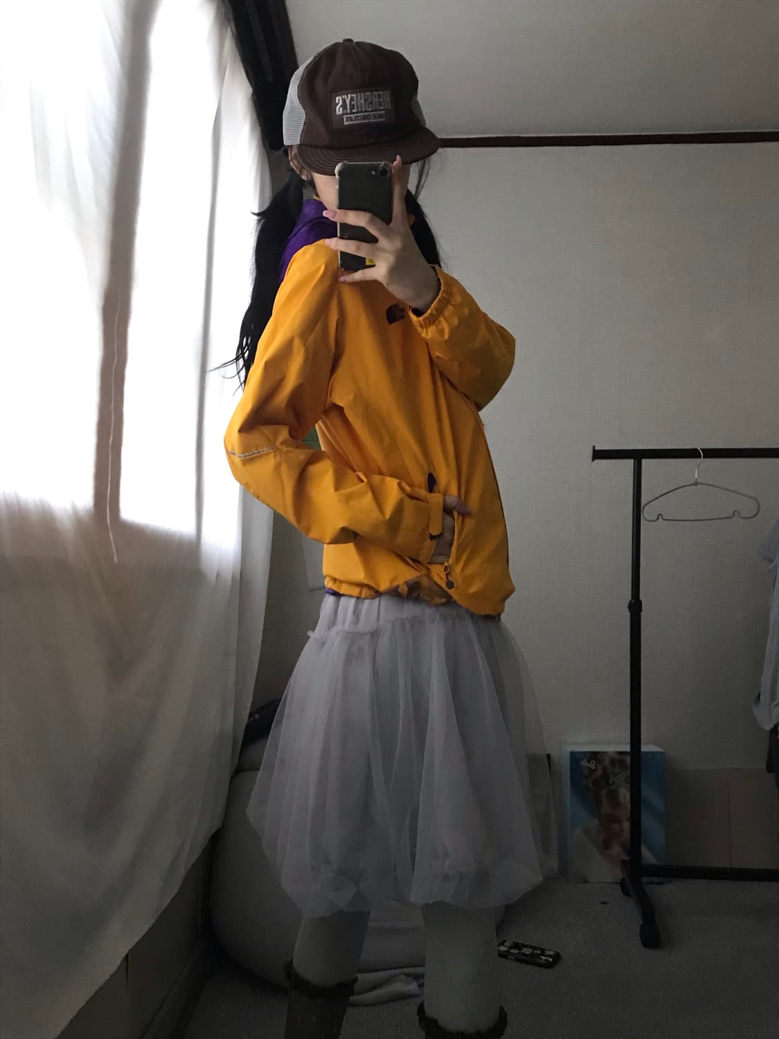 노페 옐로우 바람막이 상품이미지4