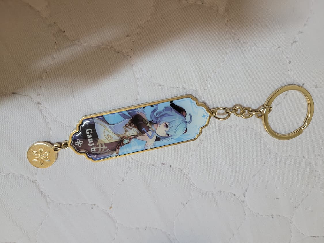 정품) 원신 감우 메탈 키링 팬던트 상품이미지1