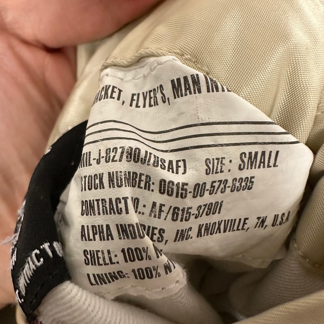 알파인더스트리 라이트 MA-1 상품이미지5