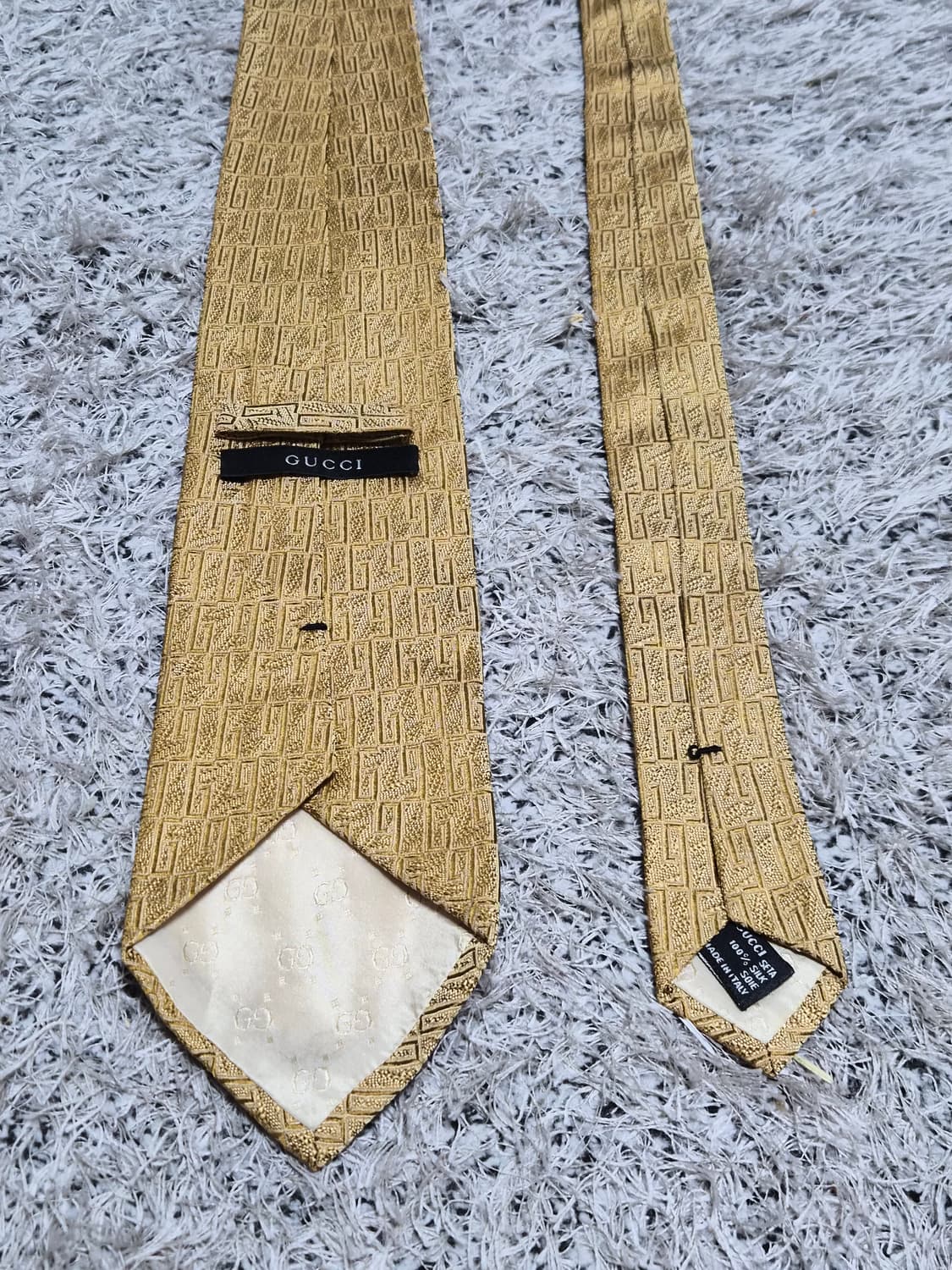 구찌GUCCI G로고 패턴 넥타이 Free - N58 상품이미지6