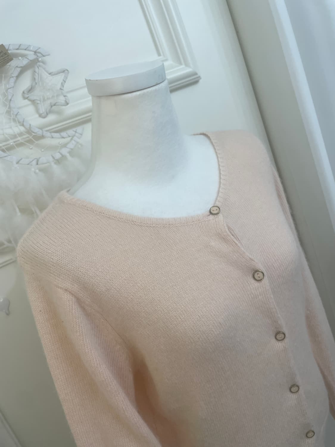 sheer coral soft basic cardigan(size-M) 상품이미지7