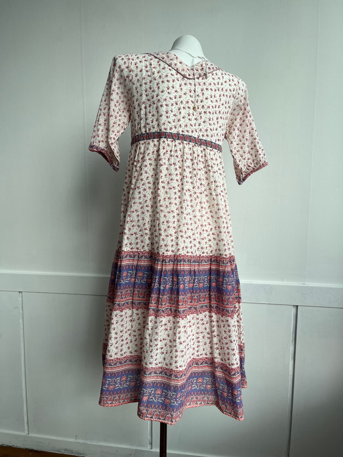 아이보리 핑크 에스닉 원피스 상품이미지5