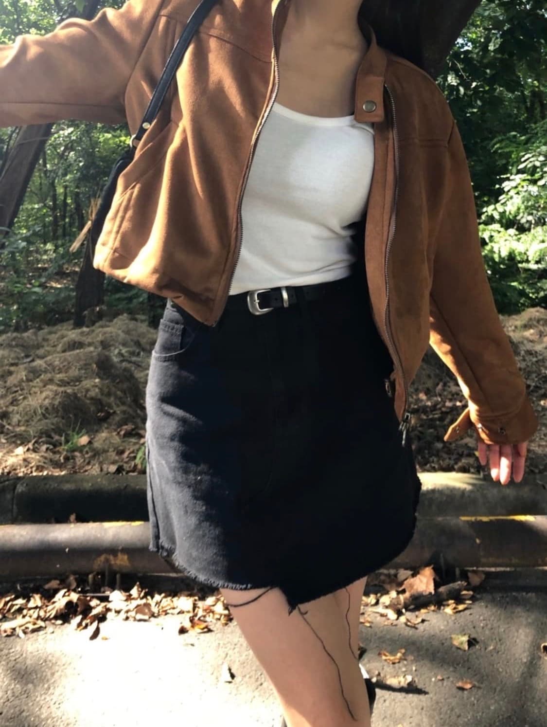 cozy string jacket (bk) 상품이미지1