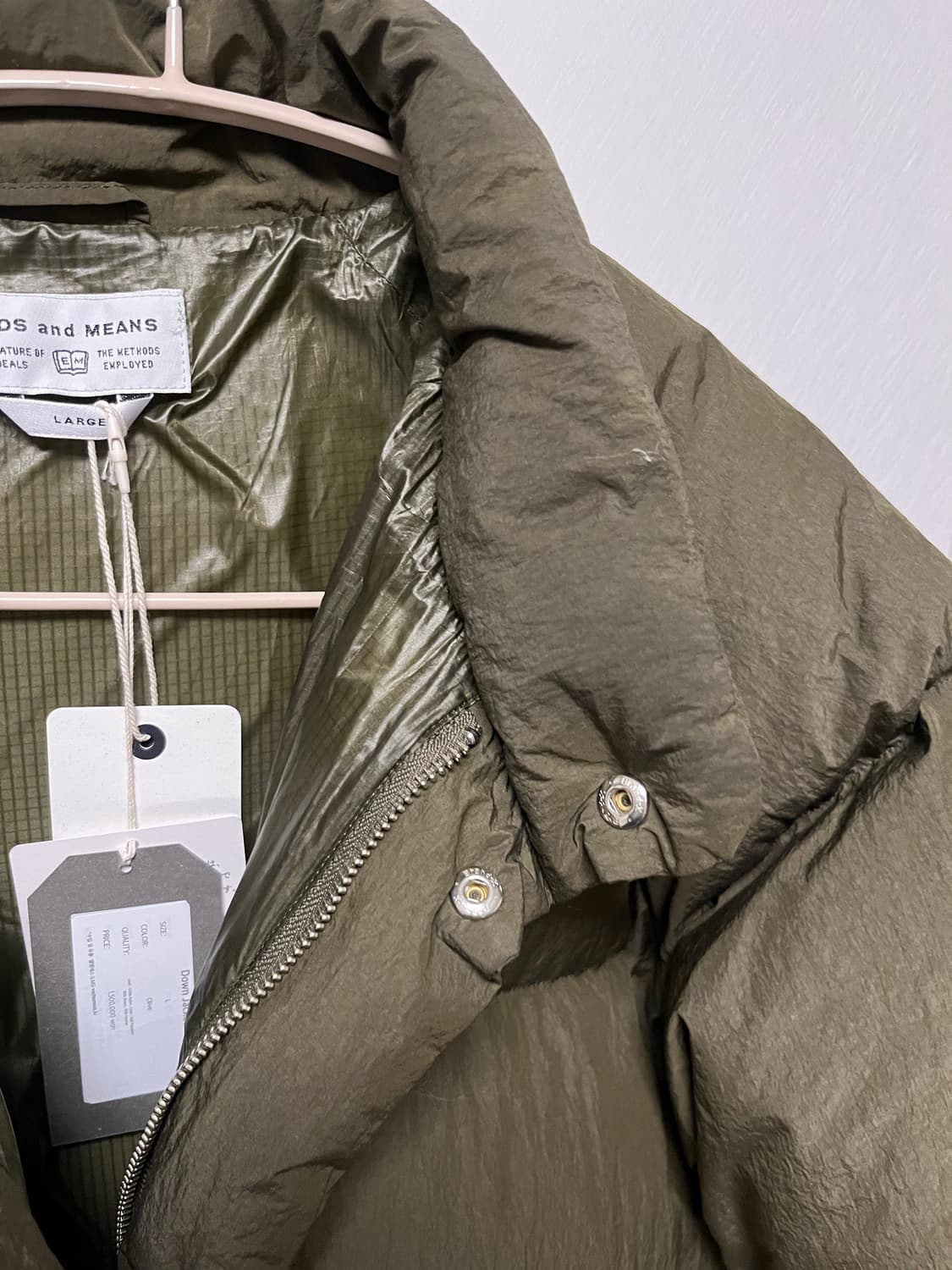 앤즈앤드민즈 24fw다운자켓 상품이미지5