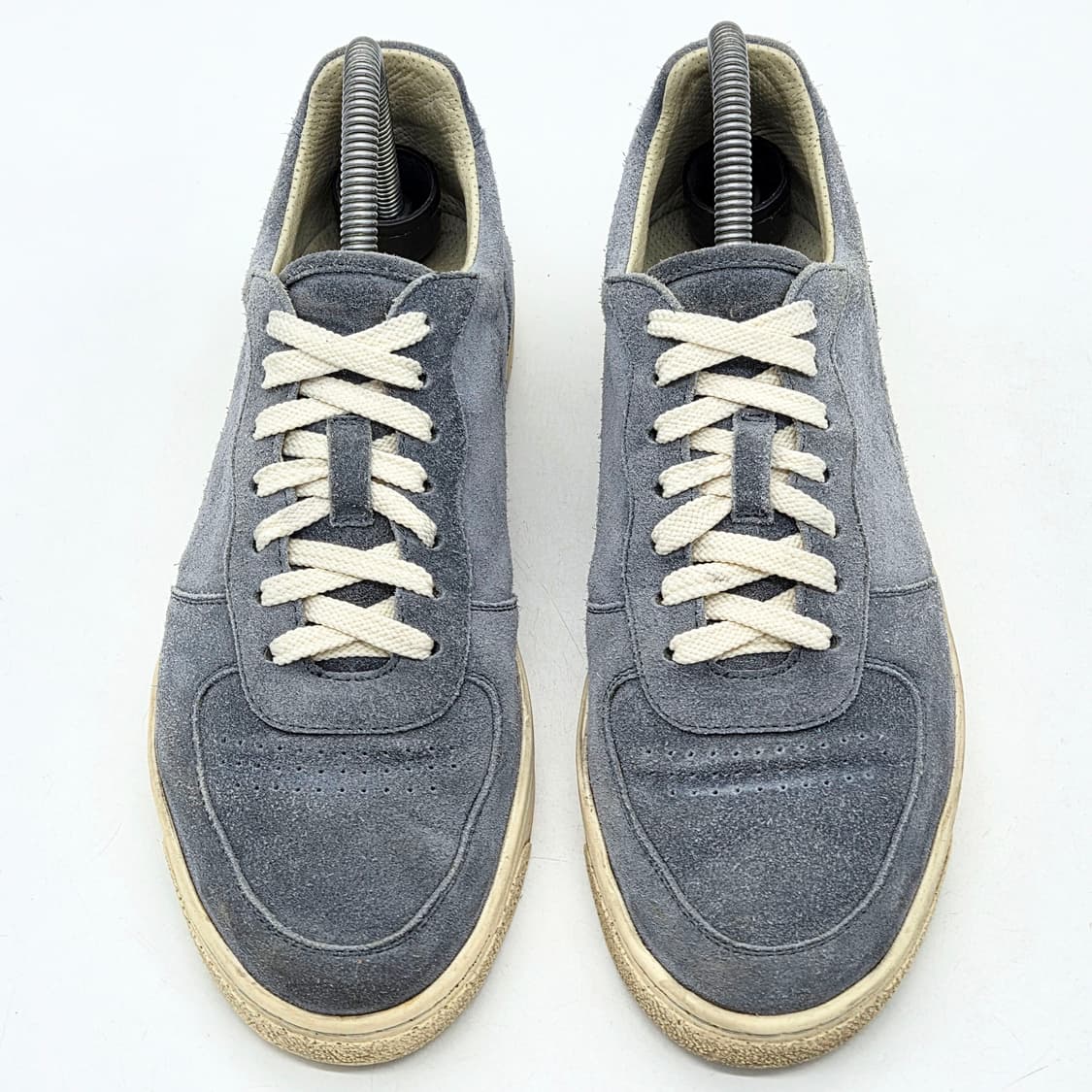 브루넬로 쿠치넬리 스웨이드 로우탑 스니커즈 블루 (40) 상품이미지4