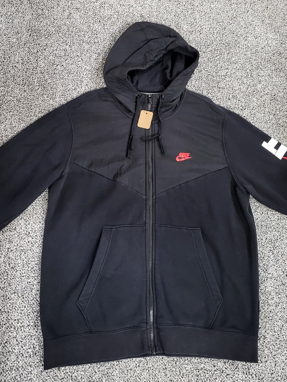 Nike 블랙 집업 후드 자켓 상품이미지2