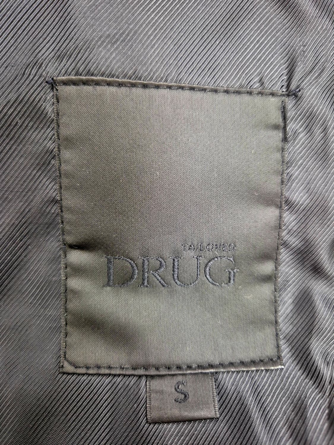 DRUG 울 90% 오버핏 싱글 롱 코트 상품이미지5