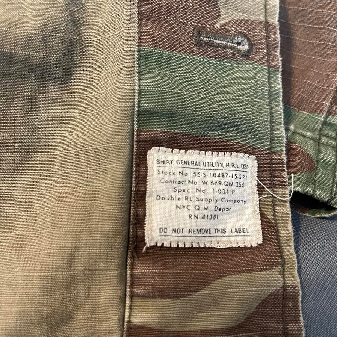 RRL 더블알엘 카모플라주 BDU 자켓 상품이미지5