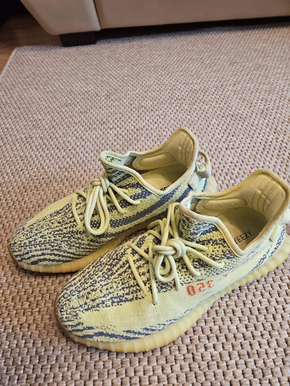 이지부스트 350 세미프로즌옐로우 265 상품이미지6