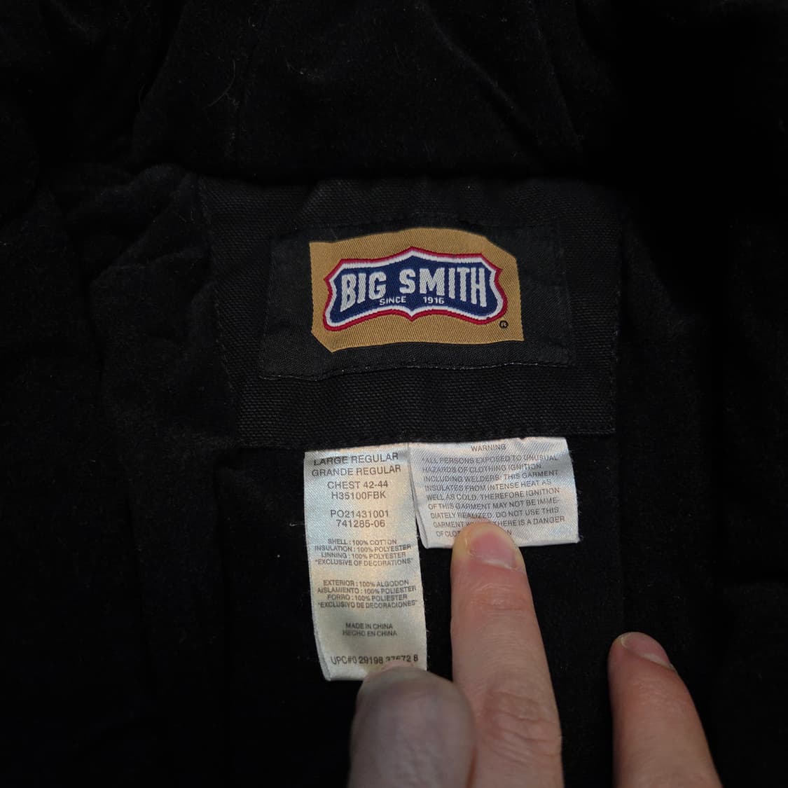 빅스미스 코튼 워크자켓 (실XL) 상품이미지5