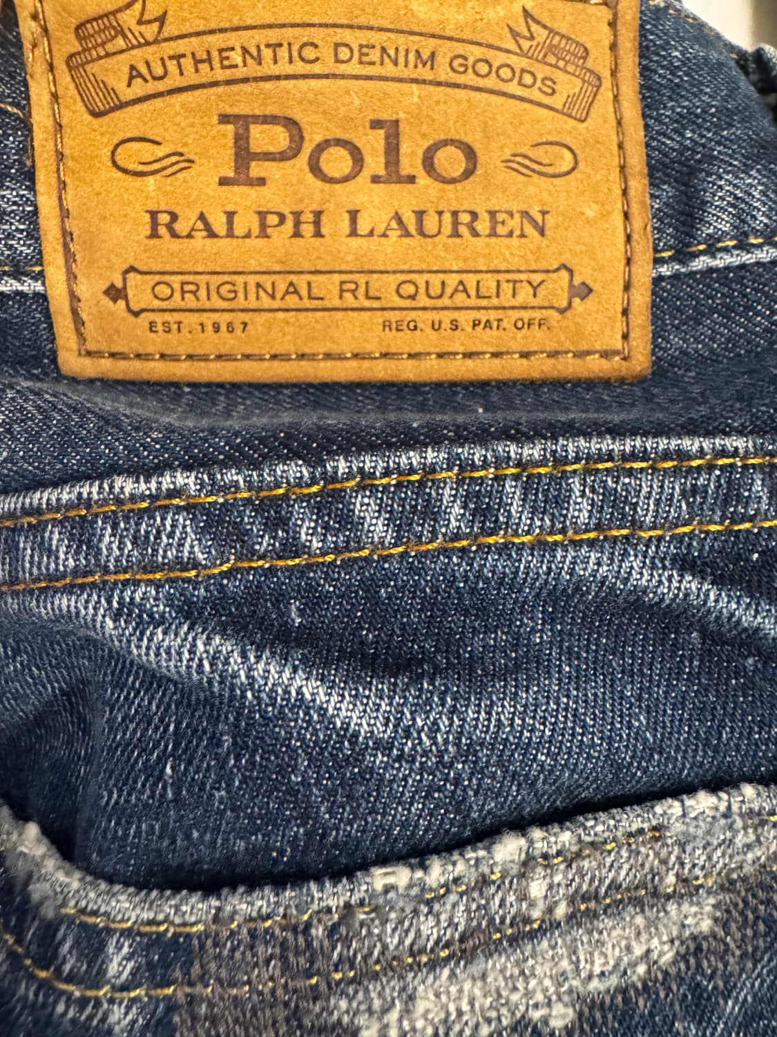 폴로 랄프로렌 데미지 데님 30*30 새상품 상품이미지4