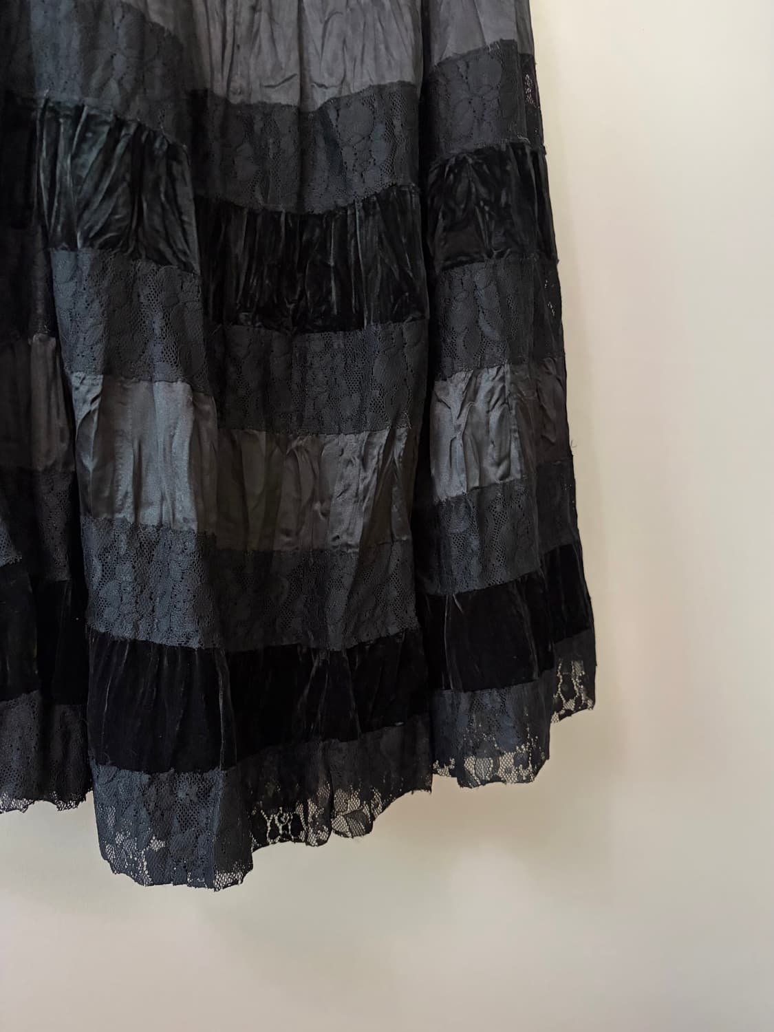 빈티지 레이스 레이어드 스커트 상품이미지2