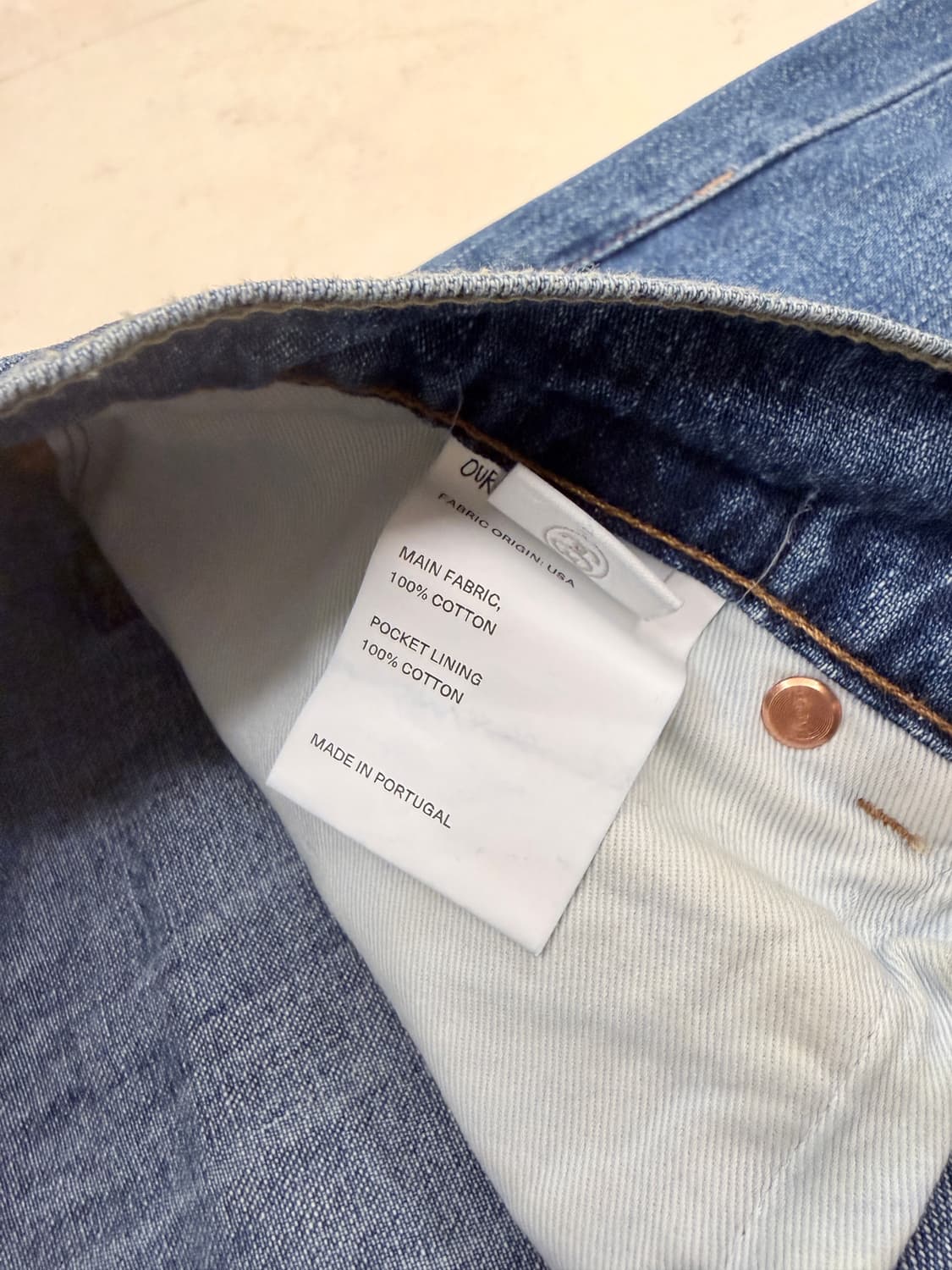 [32] 아워레가시 스투시 워크샵 세컨드컷 데님 상품이미지5