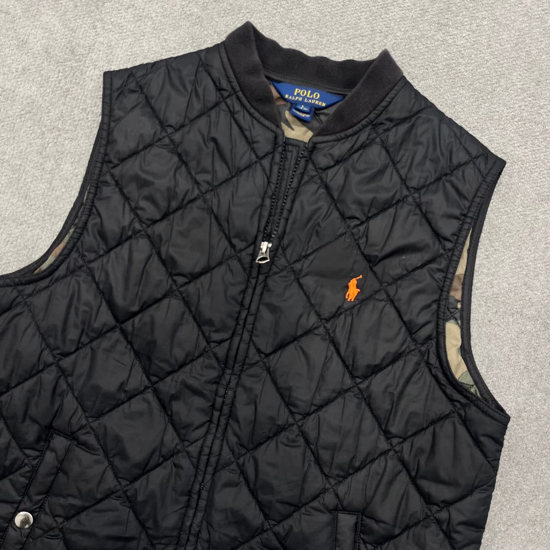 L 폴로 랄프로렌 블랙 퀄팅 베스트 상품이미지2