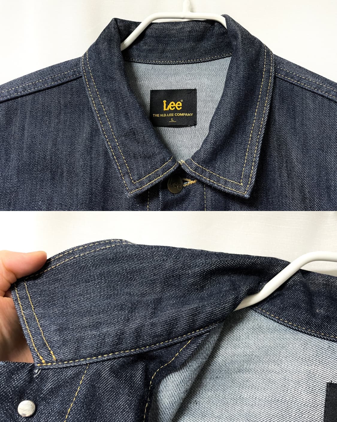 리 Lee 코듀라 데님 1st 아메카지 워크웨어 트러커 청자켓 L 상품이미지9