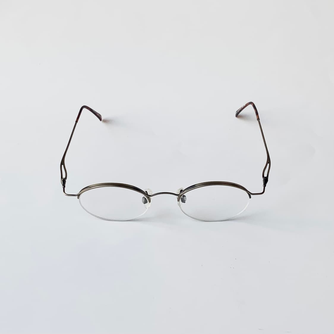 2463 데드스탁 라운드 메탈 하금테 빈티지 안경 상품이미지2