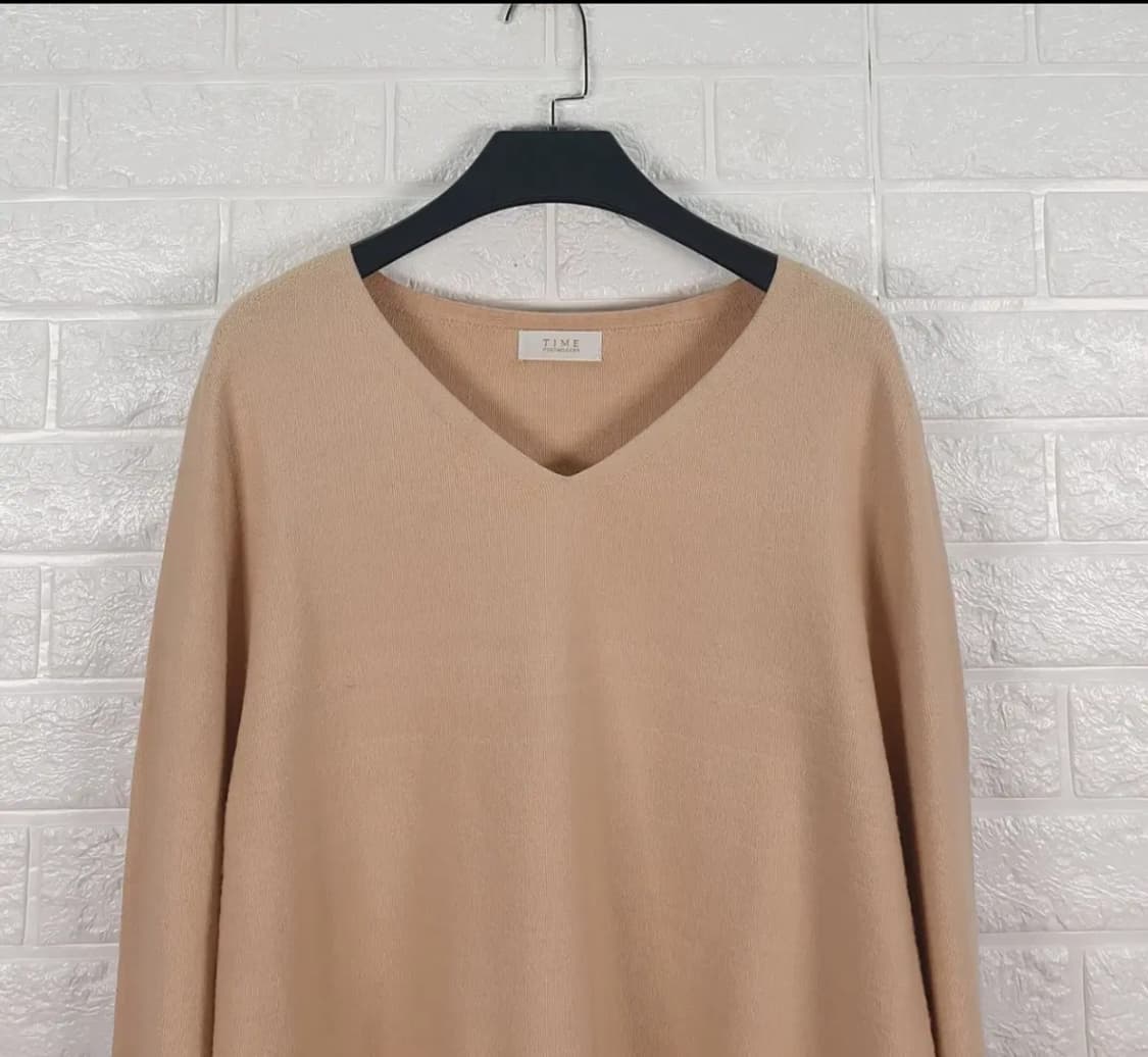 [F]타임 모직 브이넥 니트 상품이미지3