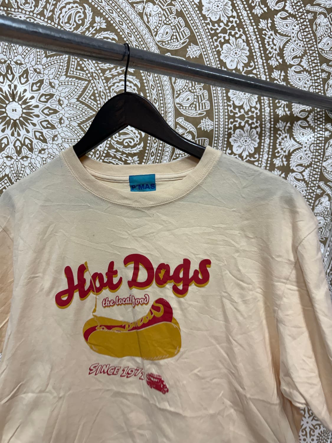 P’Mas 빈티지 핫도그 프린팅 반팔 티 상품이미지3