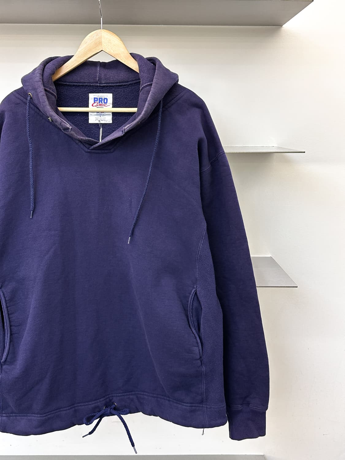 러셀 어슬레틱 90s U.S.A 프로 코튼 풀오버 후드티 상품이미지2